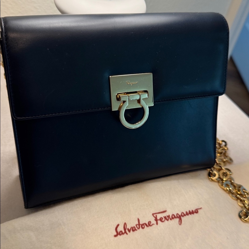 Salvatore Ferragamo Navy Blue Bag 💙 - Picture 2 of 8